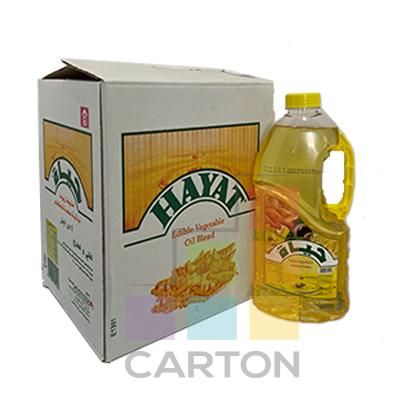 HAYAT VEGETABLE OIL 6*1.5LTR